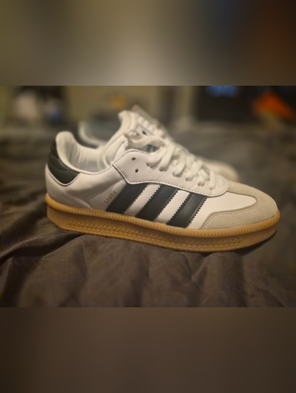 Adidas Samba Men's White / Black Classic Sneakers NEW